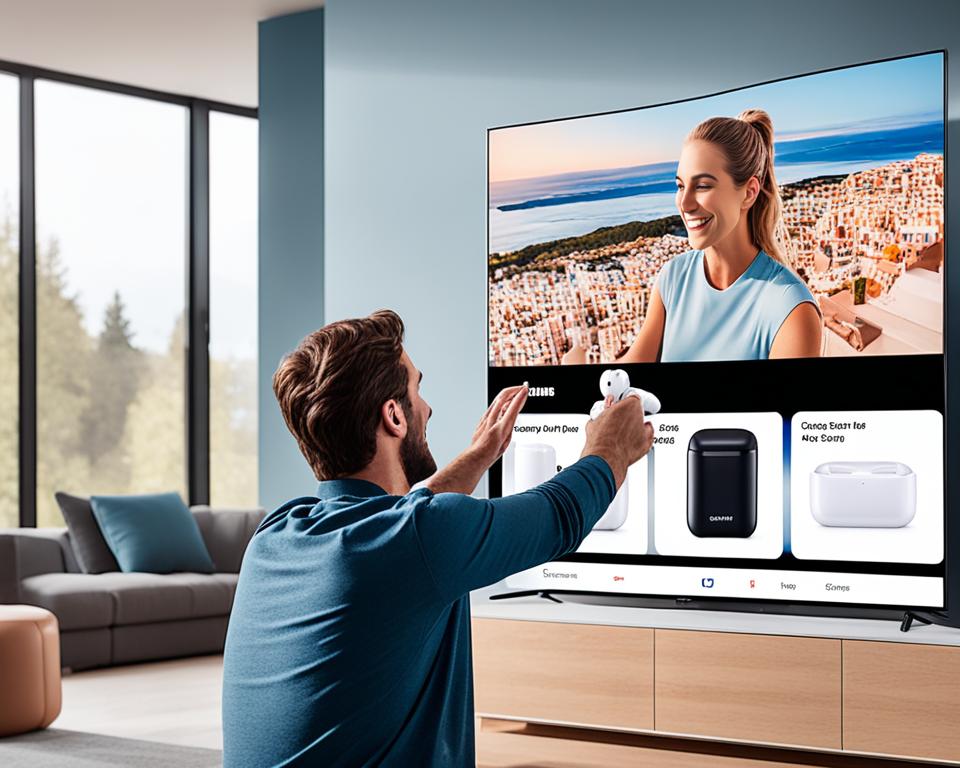 connect AirPods to Samsung TV
