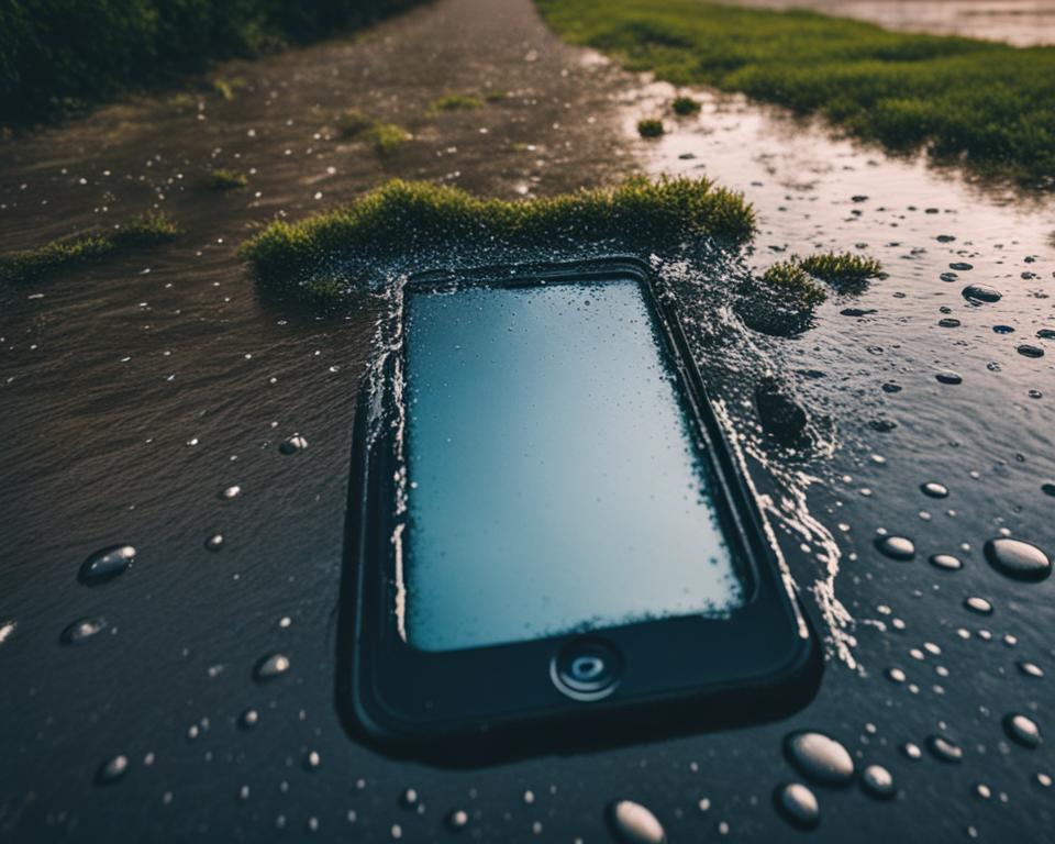 water-damaged Apple device